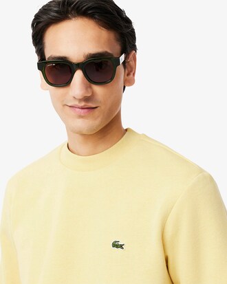 Sweatshirt aus Fleece mit Rundhalsausschnitt