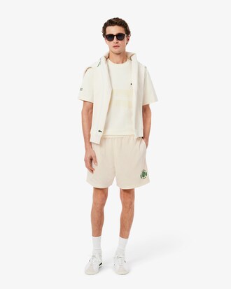 Shorts aus grafischem Mesh