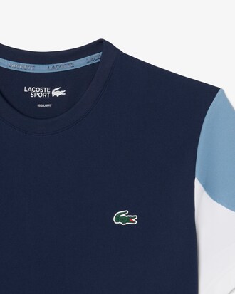 Sportliches T-Shirt mit Colorblock-Design und Print