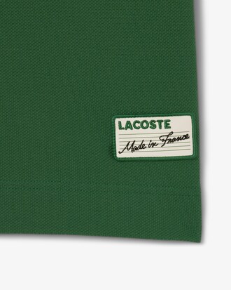 Classic Fit-Polohemd mit Streifen, hergestellt in Frankreich