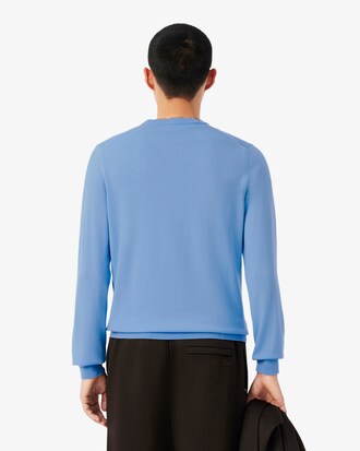 Pullover aus Merinowolle mit Rundhalsausschnitt