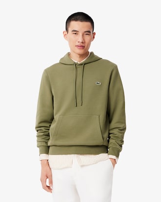 Hoodie aus Baumwollfleece