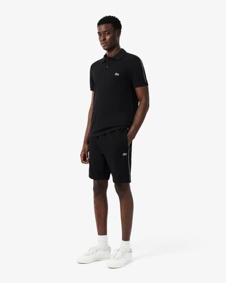 Regular Fit-Shorts aus Fleece mit Logostreifen