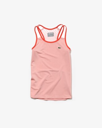 Damen LACOSTE SPORT Racerback-Tanktop aus Jersey und Mesh
