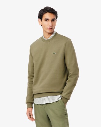 Sweatshirt aus Fleece mit Rundhalsausschnitt