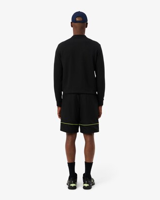 Tennisshorts aus Diamant-Taft mit Print