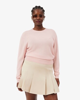 Pullover aus 3D-Strick mit Rundhalsausschnitt