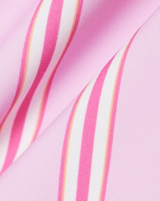 Einteiliger Badeanzug mit Streifen