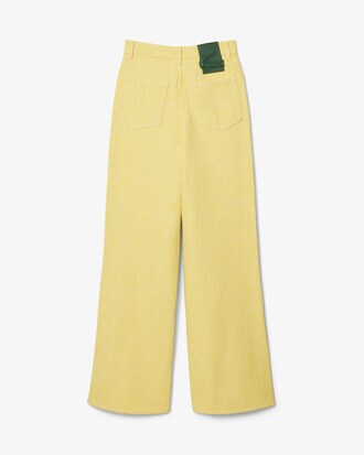 Denim-Jeans Runway mit weitem Schnitt