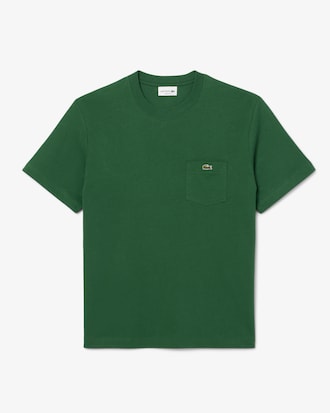 Baumwoll-T-Shirt mit Brusttasche
