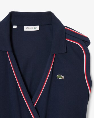 Ärmelloser Jumpsuit im Polostil