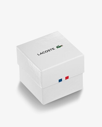 LACOSTE 12.12 Chronograph aus blauem Silikon