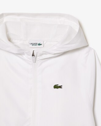 Sportjacke mit Kapuze und Reißverschluss