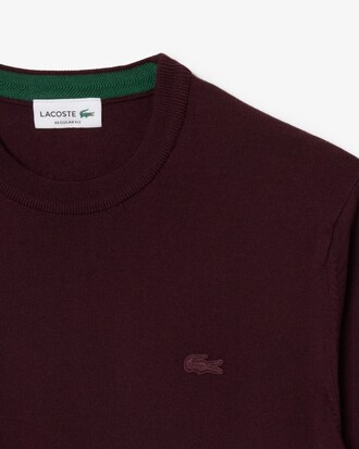 Pullover aus Merinowolle mit Rundhalsausschnitt