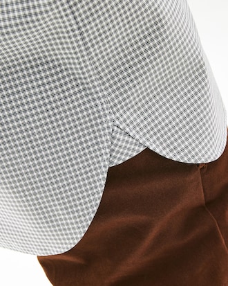 Regular Fit Herren-Hemd aus Baumwoll-Popeline mit Karomuster