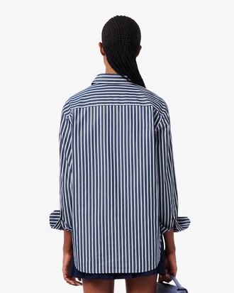 Oversized-Hemd aus Baumwollpopeline
