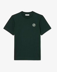 Regular Fit-T-Shirt aus Baumwolle mit Badge-Akzent