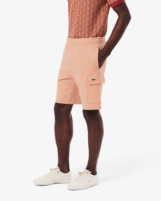 Cargo-Shorts aus Baumwollfleece