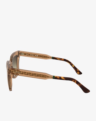 Rechteckige Brille mit Monogramm