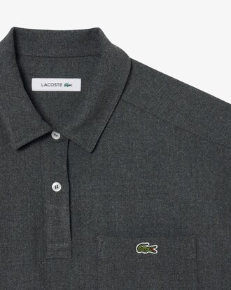 Oversized Polohemd im Flanellhemdstil