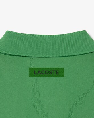 Tennis-Polohemd aus Jacquard mit Kroko-Print und Ultra-Dry-Technologie
