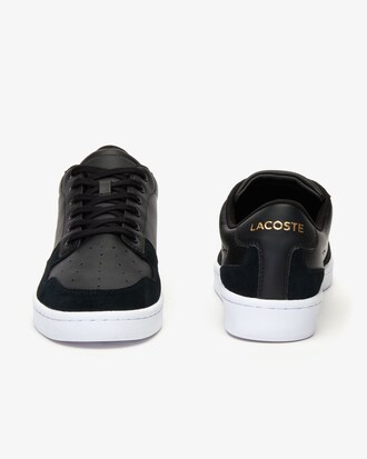 Herren-Sneakers MASTERS CUP aus Leder und Veloursleder