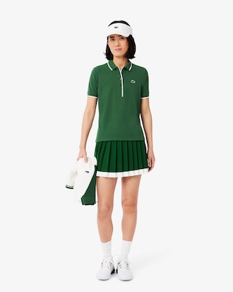 Tennis-Polohemd mit temperaturregulierender Technologie, Regular Fit