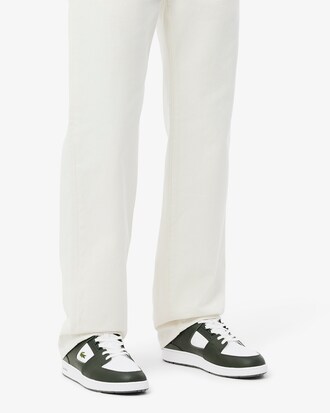 Herren-Sneakers Court Cage aus Leder