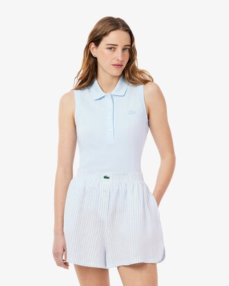 Ärmelloses, dehnbares Slim Fit-Polohemd L.12.D