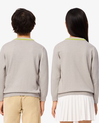 Pullover aus Baumwolle und Merinowolle
