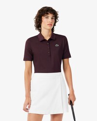 Golf-Polohemd aus Stretchmaterial mit UV-Schutz, Slim Fit