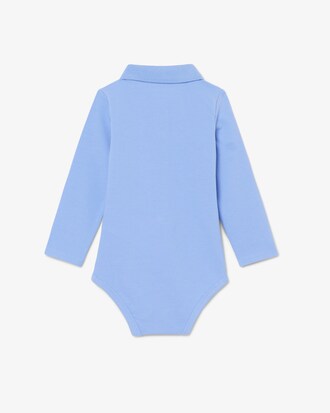 Baby-Body aus Piqu&eacute; mit langen &Auml;rmeln