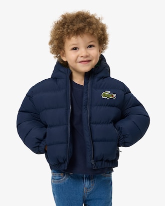 Unisex-Puffer-Jacke mit Kapuze