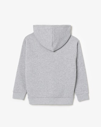 Sweatshirt aus Fleece mit Kontrast-Print