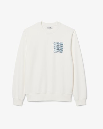 Sweatshirt aus Fleece mit grafischem Druck