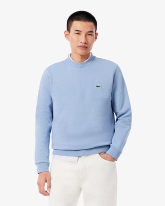 Sweatshirt aus Fleece mit Rundhalsausschnitt