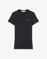 Slim Fit-T-Shirt aus gerippter Baumwolle