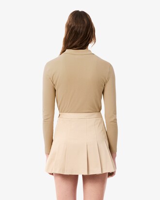 Slim Fit-Polohemd L.12.D aus dehnbarem Mini Piqu&eacute;