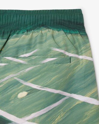 Halblange, schnell trocknende Badehose