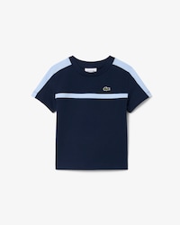 T-Shirt aus Baumwolle mit Colorblock-Design