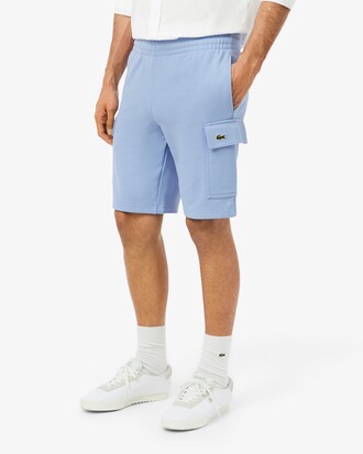Cargo-Shorts aus Baumwollfleece