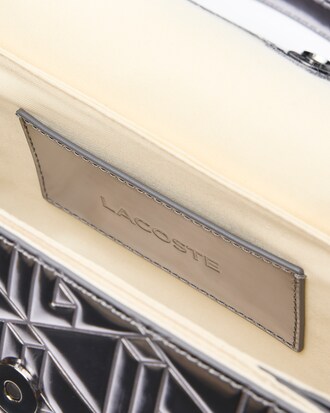 Metallic-Schultertasche