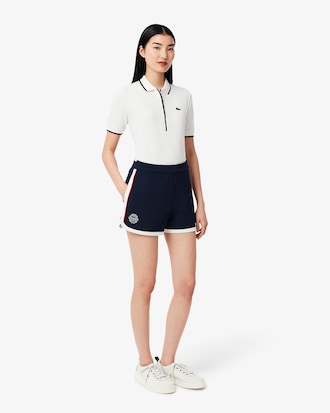 Tennisshorts Heritage aus Stretch-Piqu&eacute;