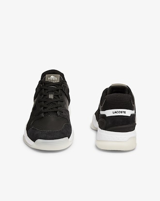 Herren-Sneakers T-POINT aus Leder und Veloursleder