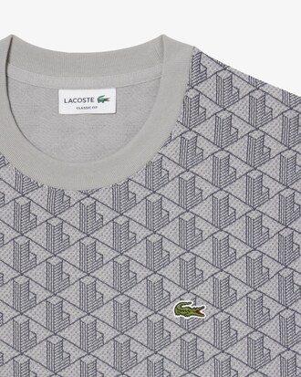 T-Shirt aus Jacquard mit Monogramm