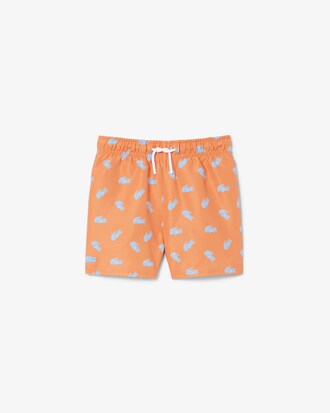 Einfarbige Badehose aus Taft