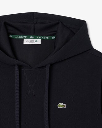 Hoodie aus Piqué