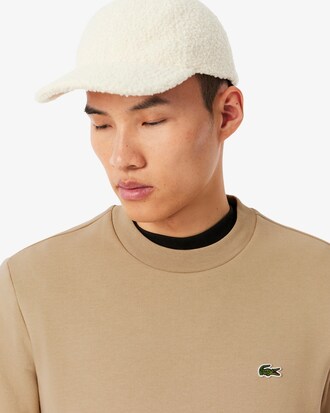 Sweatshirt aus Fleece mit Rundhalsausschnitt