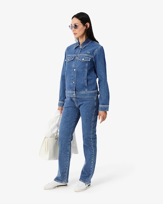 Denim-Jacke aus Baumwolle