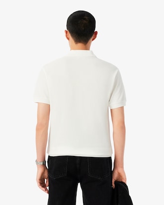 Classic Fit-Polohemd aus Mini-Piqué mit Badge